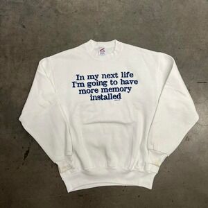 Vintage USA made‎ parody crew neck sweatshirt